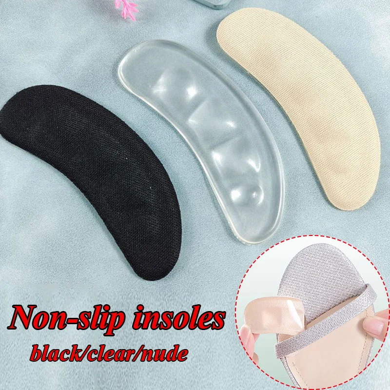 Forefoot Pads for Women Inserts Patches Sticker Sandals Gel Silicone High Heel Shoes Foot Care Products Anti-Slip Flip Flop Shoe