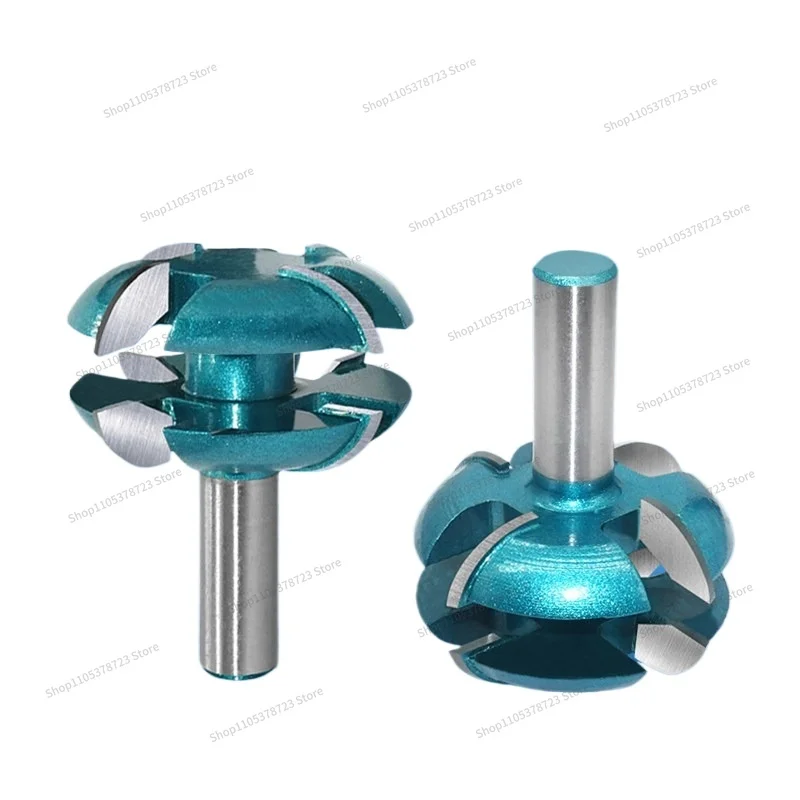 For Four-tooth Package Pointed Tenon Knife with Handle Package Pointed Tool Arm Chair Connected Round Tenon Knife Engraving