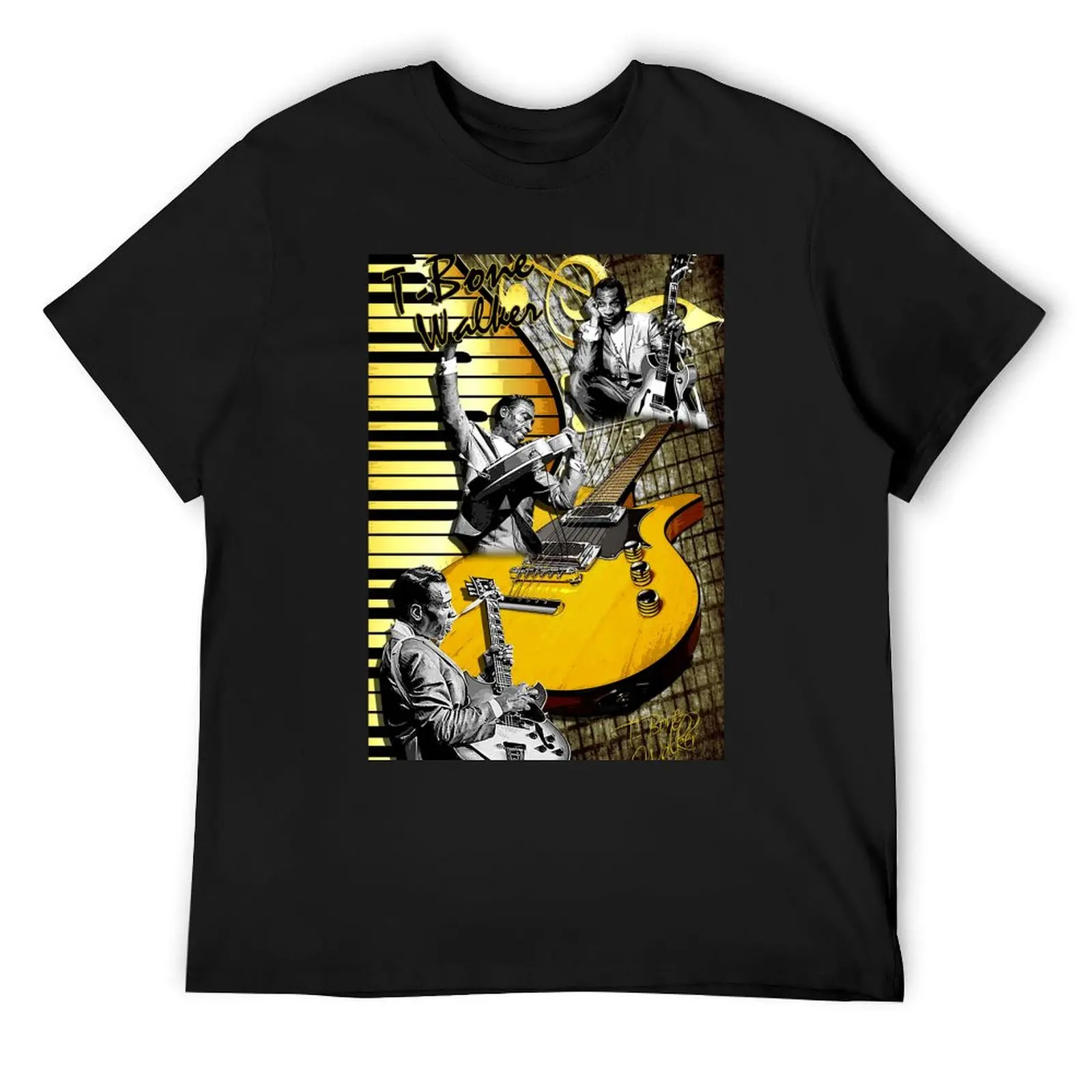 

T-Bone Walker Tribute D-1 Poster T-Shirt aesthetic clothes clothes T-shirts for men cotton