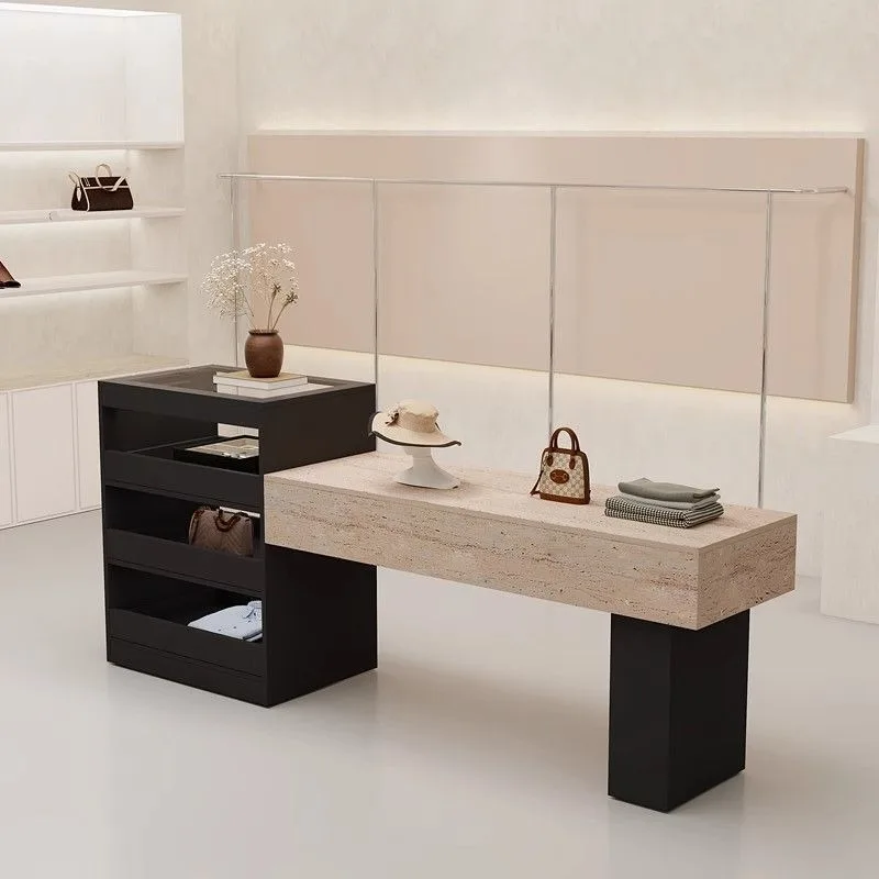 Clothing store Nakajima display stand, women's clothing store essential supplies simple table