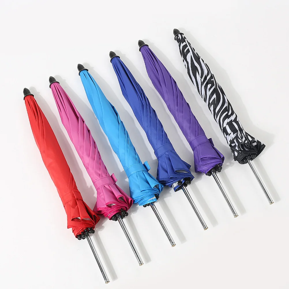 

Black Baby Pram Umbrella 35.5cm 8 Ribs Adjustable Join Rotatable Stroller Clip Sun Blocker Baby Stroller Umbrella