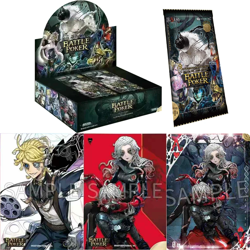 Genuine Identity Ⅴ Card Battle Black Jack Deck Call of The Abyss Card Authorized Game Characters Collection Card Toys Gifts