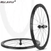 GRAVEL 700C RUJIXU 6爪ラチェット 36T ディープリム ロードバイク ディスクブレーキ ホイールセット アルミホイール ロードホイールセット 2