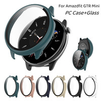 Watch Cover for Amazfit GTR mini GTR 4 3 Pro Hard PC Case+Tempered Glass Screen Protector Bumper Shell Smart Watch Accessories