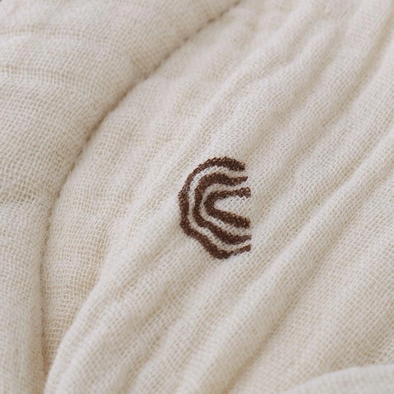 

J15U Baby Wooden Ring Teether Soft Cotton Comforting Toy Teething for Infants Newborn