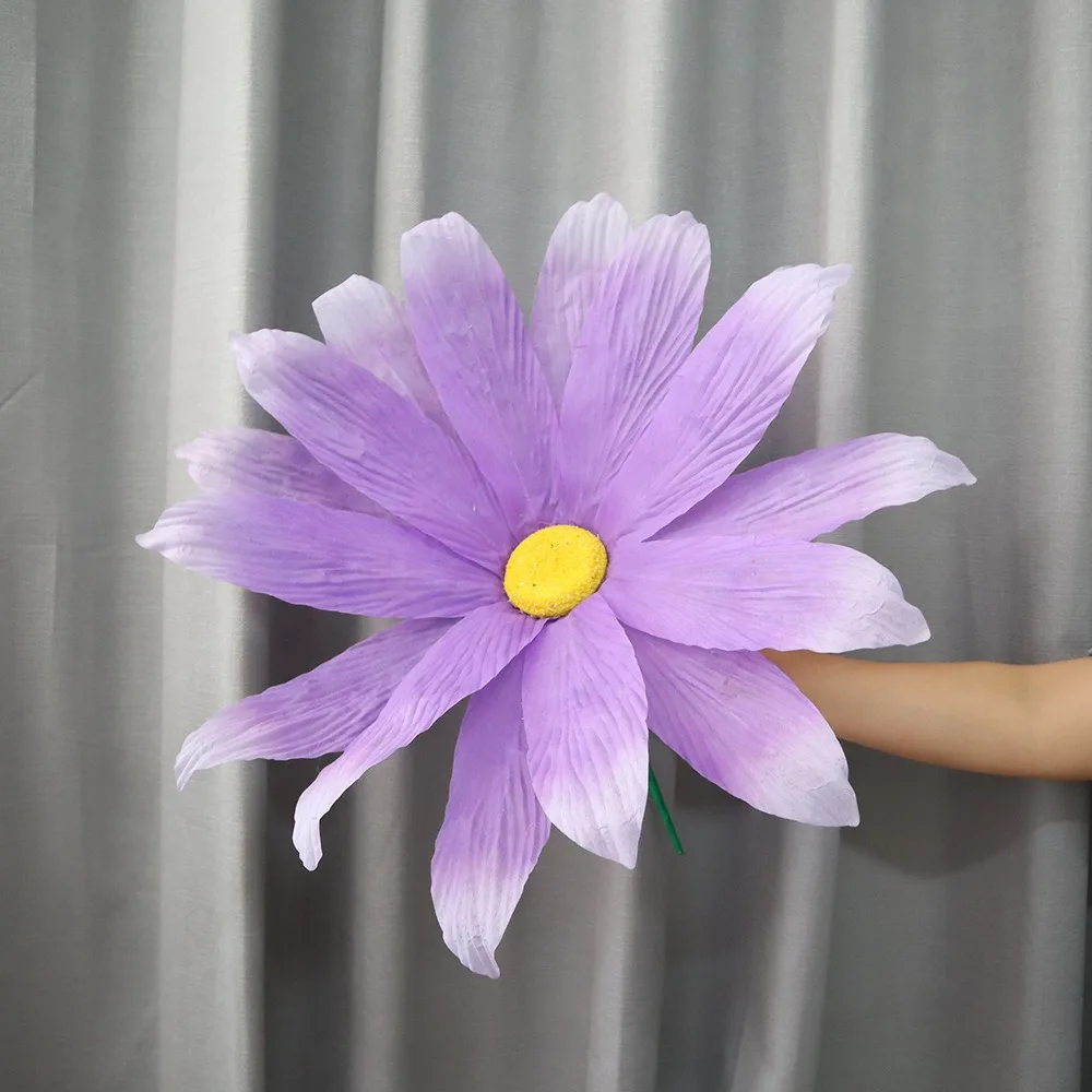 

50cm Artificial Daisy Giant Non-woven Simulation Daisy DIY Flower Show Props Welcome Flower