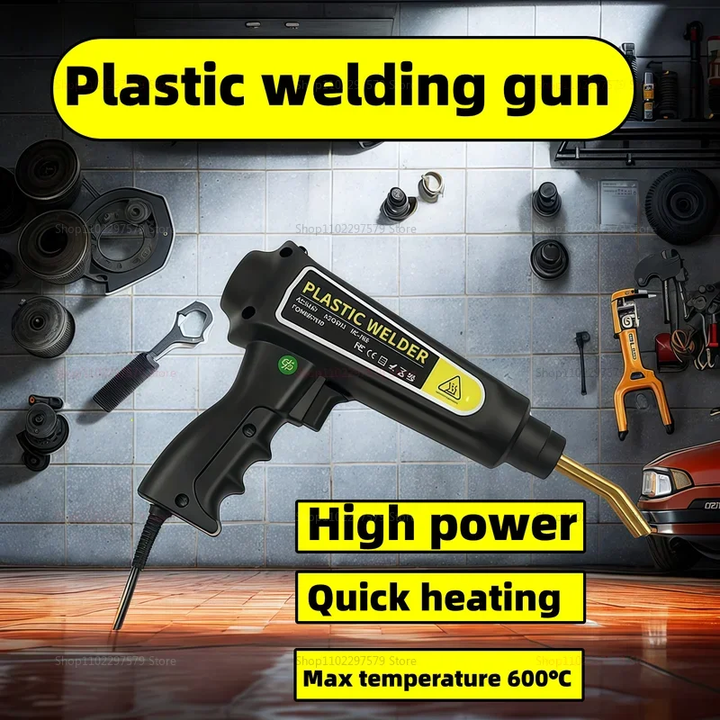 Plastic Welding Machine 70W 100W Hot Stapler Car Bumper Soldering Iron PVC Welder Garage Repair Kit for Automotive Bumpers and