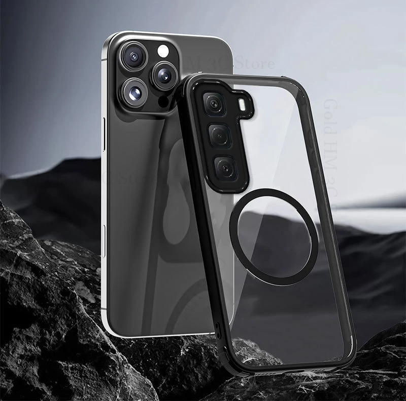 

For Tecno Camon 40 Pro 5G Magnetic Matte Phone Tough Case For TECNO Spark 40 Pro Plus 30C 4G For Magsafe Armor Shockproof Cover