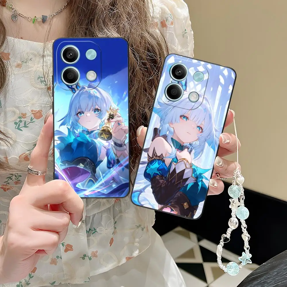 

Чехол для телефона Honkai Impact Cerydra для POCO M6 M5 M4 M3 X7 X6 X5 X4 X3 F6 F5 F4 Pro GT 5G с цветной печатью, защитный роскошный чехол