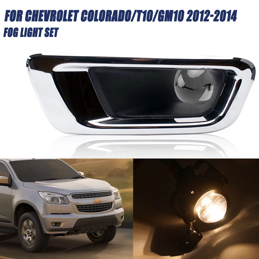 

For Chevrolet COLORADO/S10/T10/GM10 2012 2013 2014 Front Fog Lights Car Styling Spot Light With Switch - 1 Pair