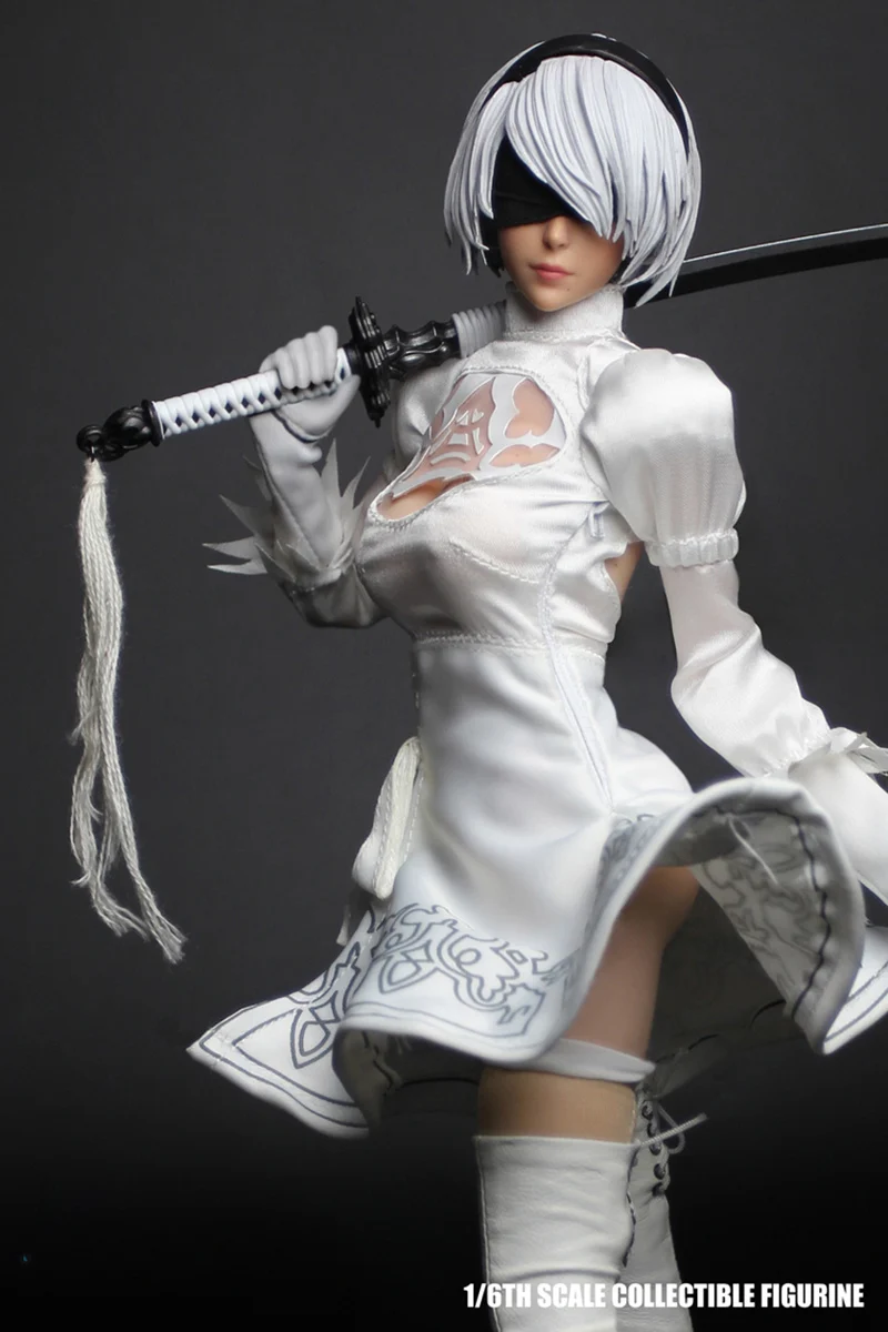 

1/6 Scale SFD Japanese Fighting Girl YoRHa No.2 Type B Female Figure BJD Action Figure Doll Soft Silicone Model Toys