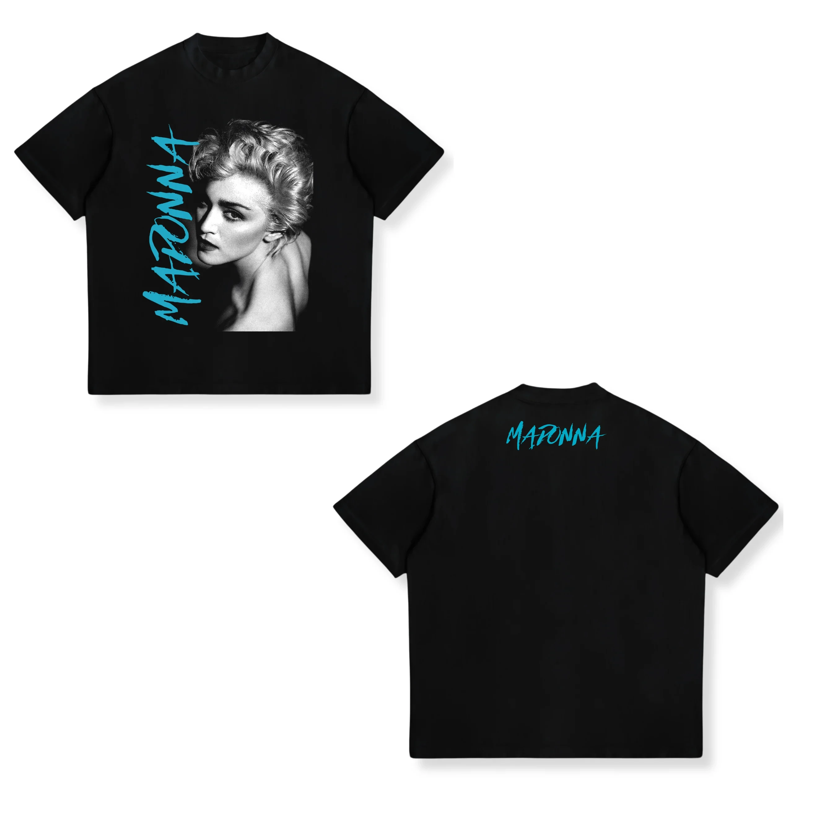Madonna Vintage T-Shirt I Am Madonna Celebration Shirt T-Shirt Summer New Men's Women's Short Sleeve Top Cotton