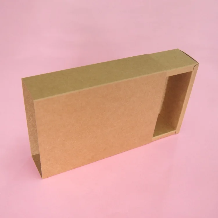 Drawer Gift Box White Black Kraft Paper Packaging Boxes Soap Jewelry Party Favor Wrapping Box 10pcs - view 4
