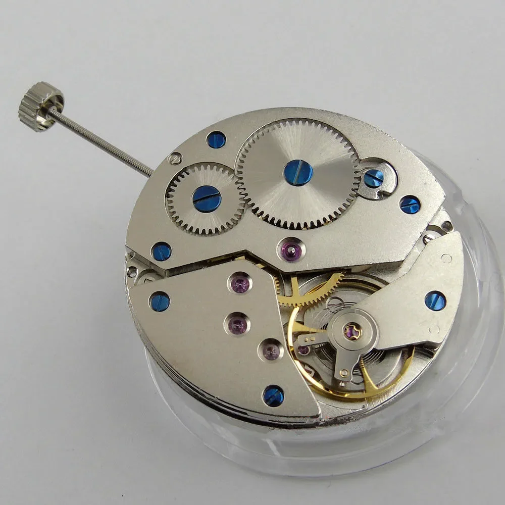 ST3620 Movement 17 Jewels ETA 6498 Movement Date at 6 o'clock Watch Part Fit For Men's Watch Hand Winding Mechanical Movement