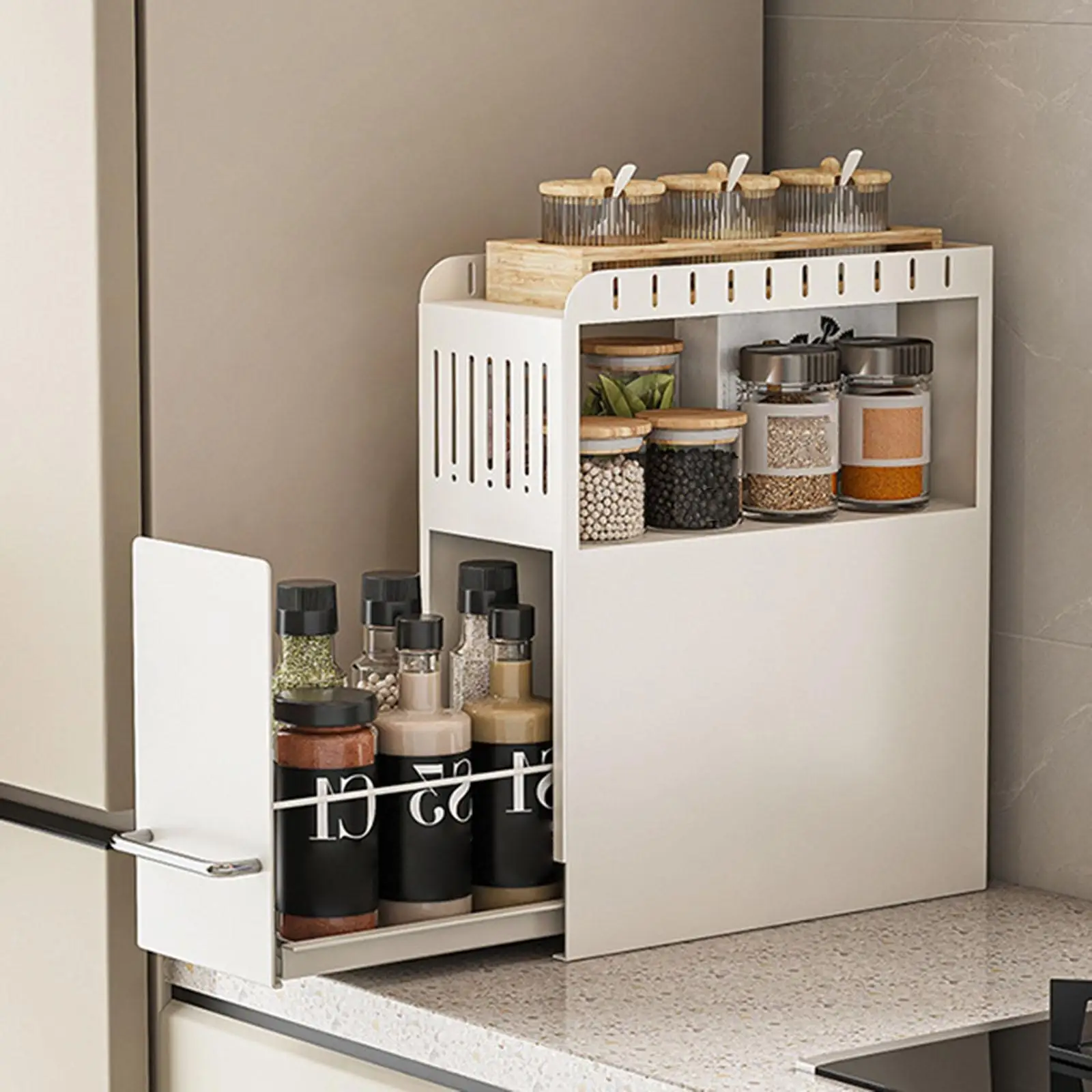 

Kitchen Countertop Organizer Spice Organizer for Kitchen Laundry Room Office