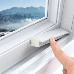 Special Seal Strip for Plastic Steel Sliding Windows - 3m Outer Seal + 3m Inner Seal + 3m Middle Gap Seal, Complete Set for Comp