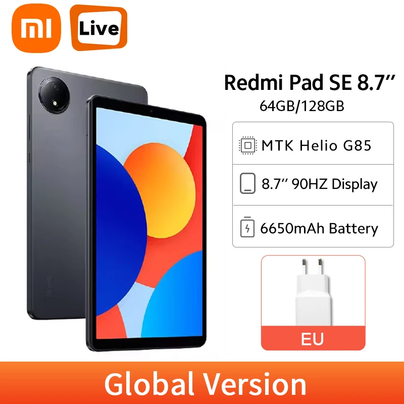 مراجعات وتحليل لجهاز Xiaomi Redmi Pad SE 8.7 مع معالج MTK Helio G85