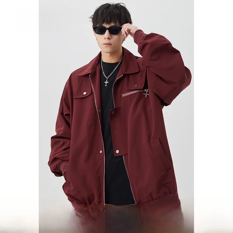 

Американская рабочая одежда High Street Or, мужская верхняя одежда в винтажном стиле в стиле ретро, весенне-осенняя модная городская свободная молодежная одежда