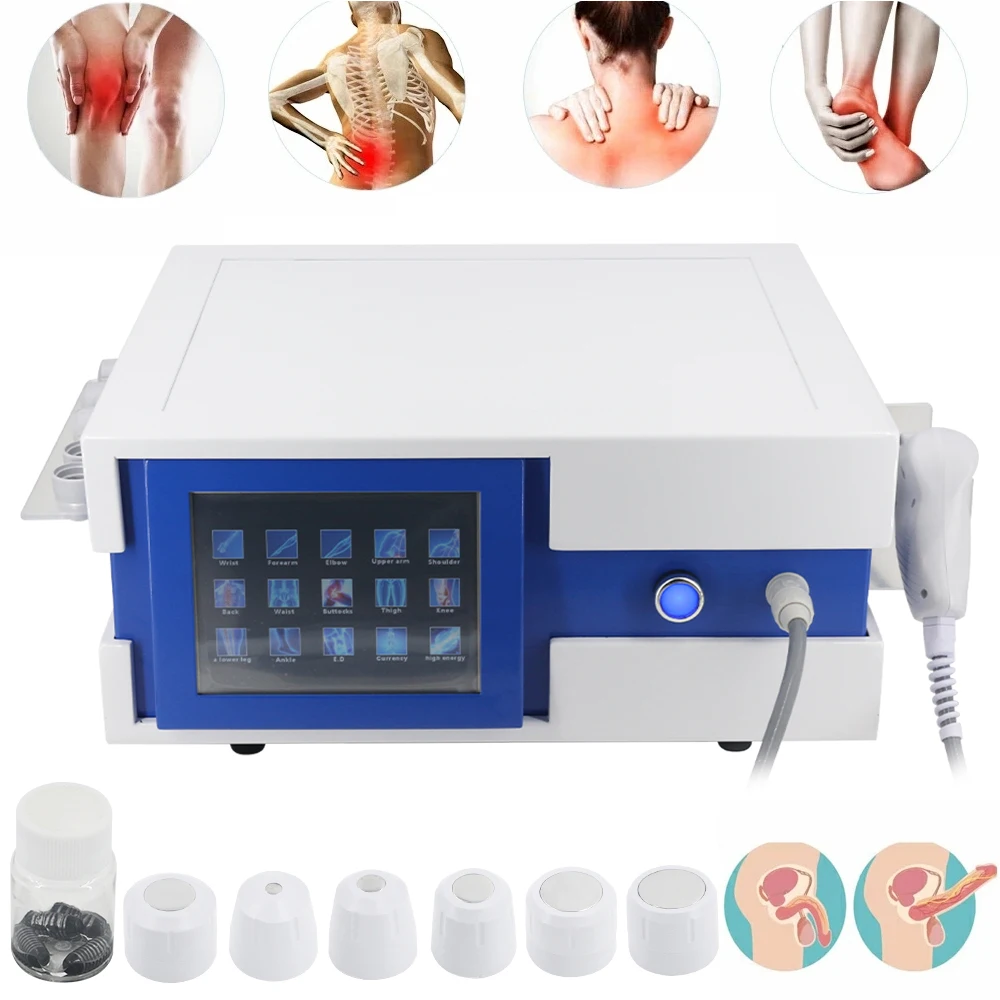 

ED Pneumatics Shockwave Therapy Machine Body Relax Radiation Shock Wave Effectively Relieve Pain of Tennis Health Care Massager