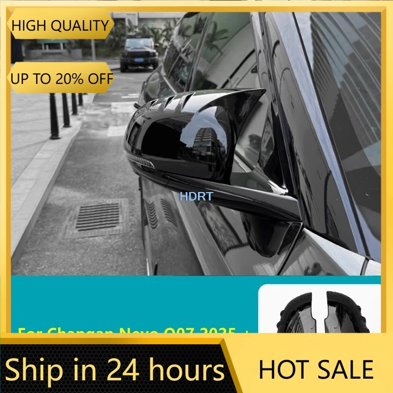 

Стайлинг автомобиля, крышка заднего вида, зеркало заднего вида, боковой отражатель, зеркальный корпус, аксессуары, внешняя наклейка для Changan Nevo Q07 2025 +