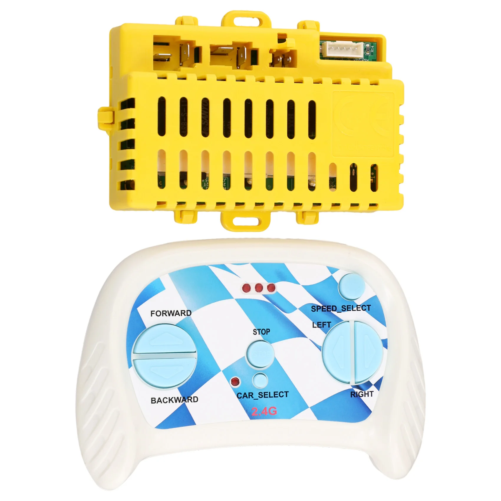 

A45F-Upgrade Children Electric Car With 24V Control Box Receiver 2.4G Transmitter For F150 Electric Car