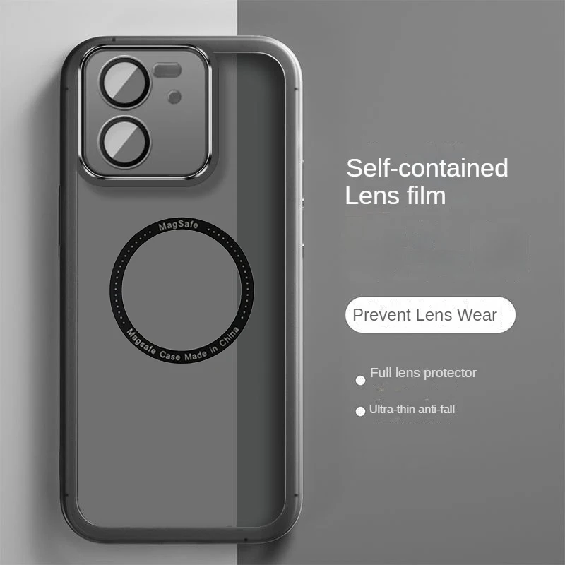 

Luxury clear Magnetic Clear Case For Xiaomi 13T 15T 17 14T 14 15 poco m7 x7 pro f7 Ultra Magsafe Wireless Charge soft Cover