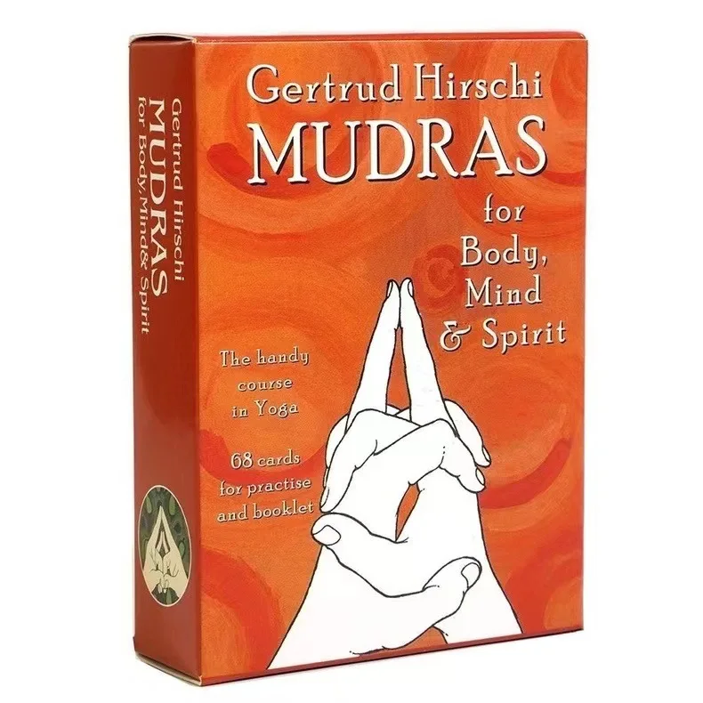 HOT!!! Mudras for body mind and spirit The Handy Course In Yoga With 68 Cards For Practice Cards Tarot Oracle Card Deck