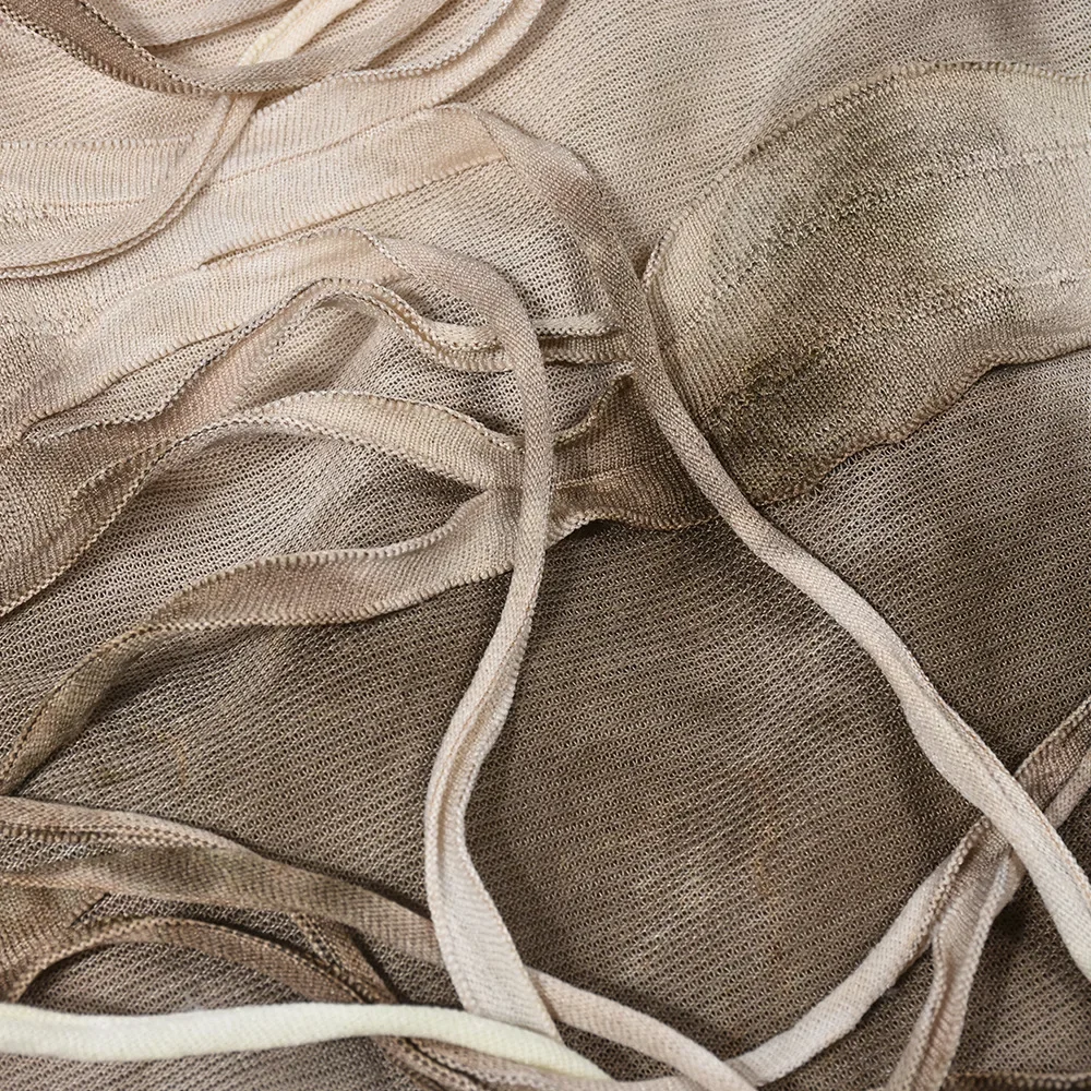 Summer Women's Suit Flow Sue Hole Contrast Color Sexy Crop Tie Dye Short Top And Skirt Sets Fashion Lady Two Outfits