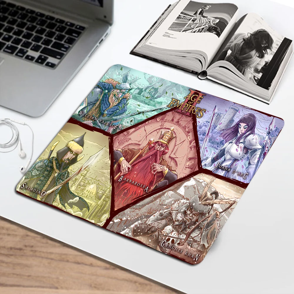 Age of Empires Mousepad Anti-Slip Gaming Mouse Pad Gamer Desk Mat Keyboard Pad Decoration Mause Pad Office Desk Accessories