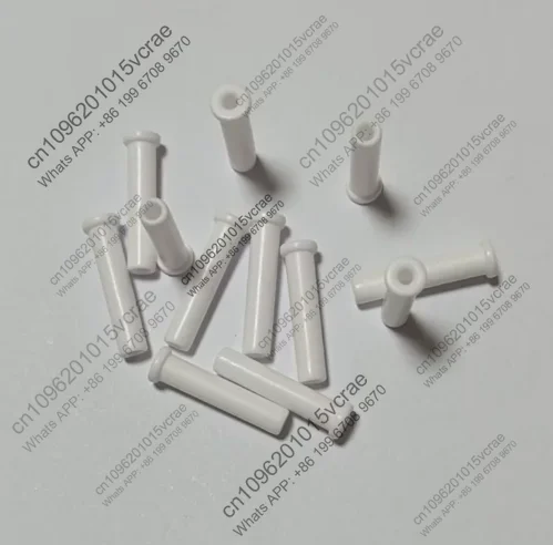 10pcs over coil porcelain eye small outer diameter 4.4*total length 21.5*hole 1.9 wire hole porcelain tip