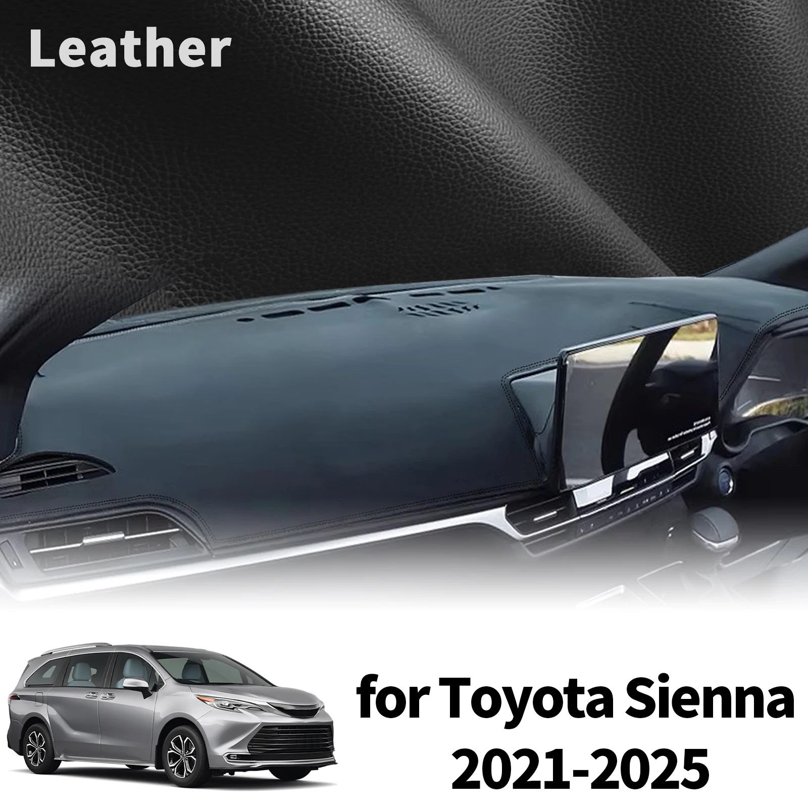 

for Toyota Sienna 2025 2024-2021 XL40 High Quality Dashboard Cover Dashmat Sunshade Anti‑UV Protector Dash Mat Pad Accessories