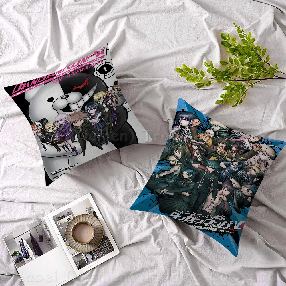 

Classic Anime Game Series Danganronpa Pillow Anime Pillow Sofa Bed Head Pillow Cover Cushion Cover 45x45 Cm Fashion