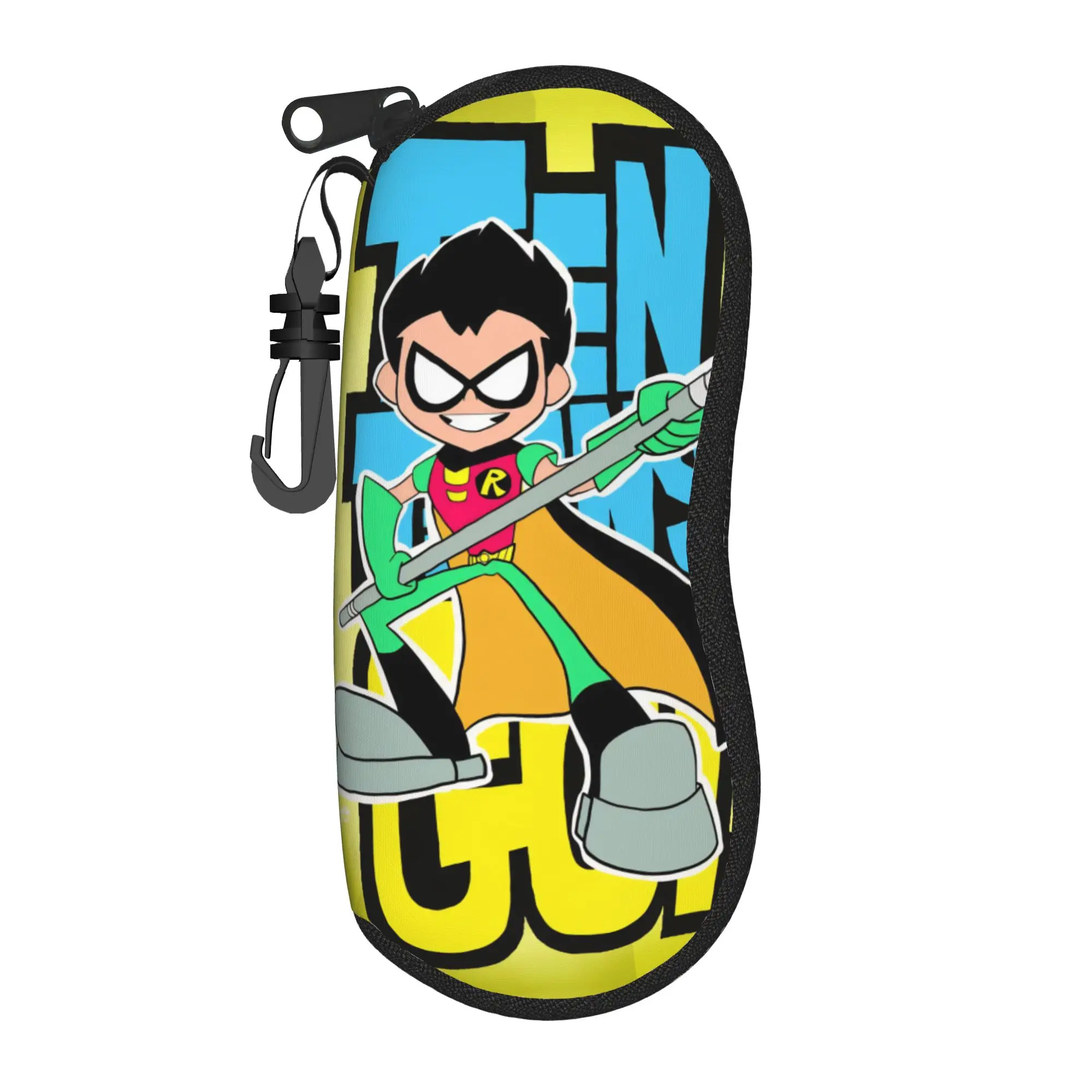 Teens Titans Go Beast Boy - Estuche para gafas con estampado unisex, caja para gafas, estuche para contactos oculares de oficina