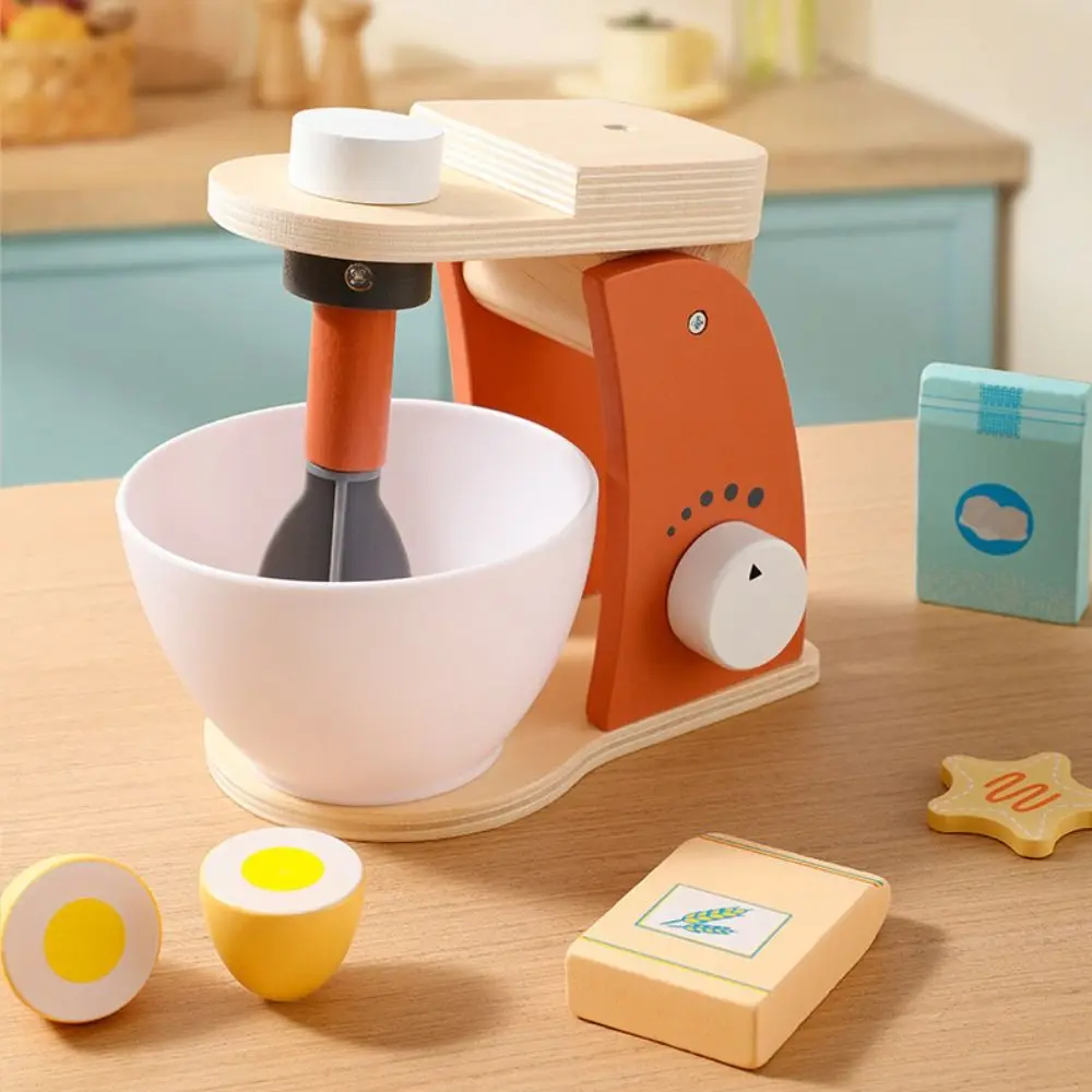 Liquidificador simulação máquina de café de madeira interativa montessori cozinha fingir jogar brinquedo diy cozinha cognitiva conjunto modelo de comida