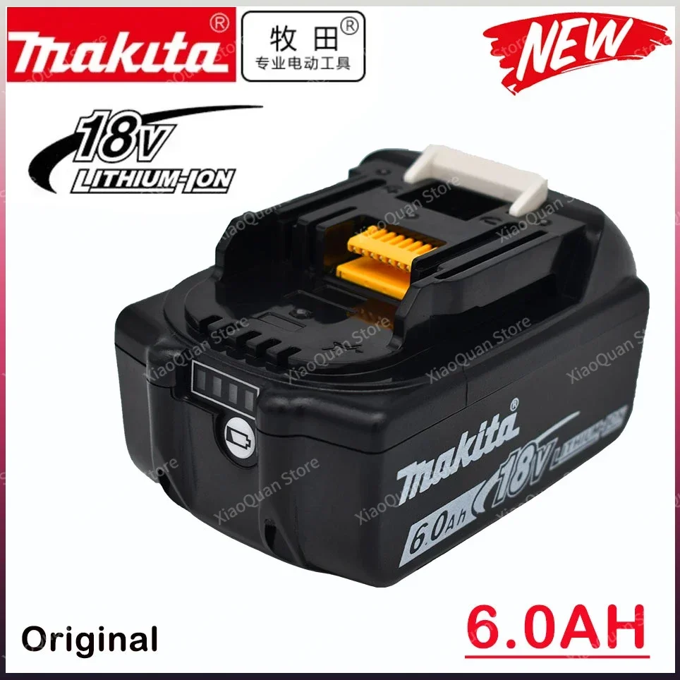 

18V 6.0Ah Makita Original With LED lithium ion replacement LXT BL1860B BL1860 BL1850 Makita rechargeable power tool battery 6000