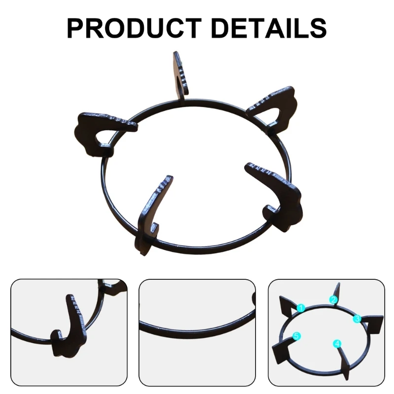 주방 쿡탑에 적합한 요리 액세서리 냄비 지지대 철 질감