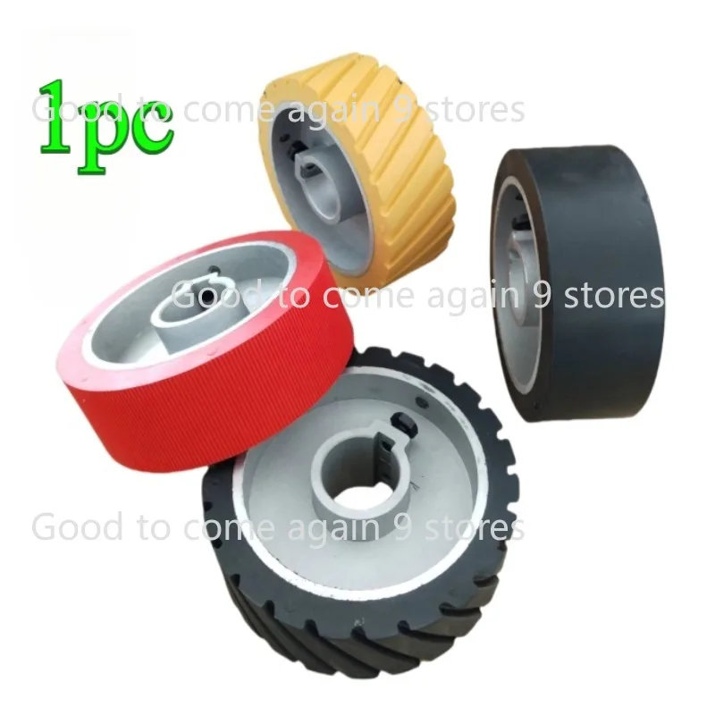 Four-sided Planing Pressure Wheel Feed Wheel Synchronous Rubber Wheels Polyurethane Wood Stringing Machine Rubber Wheel