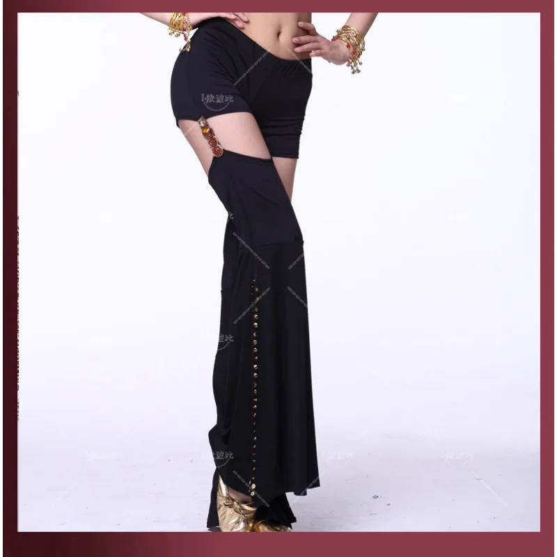 New belly dance costumes senior sexy crystal cotton stones belly dance pants for women belly dance trousers