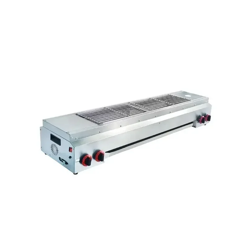 상업용 무연 가스 바베큐 그릴, 액화 가스, 바베큐 그릴, 굴, 글루텐, 케밥, 스토브, 가스, 야외 그릴