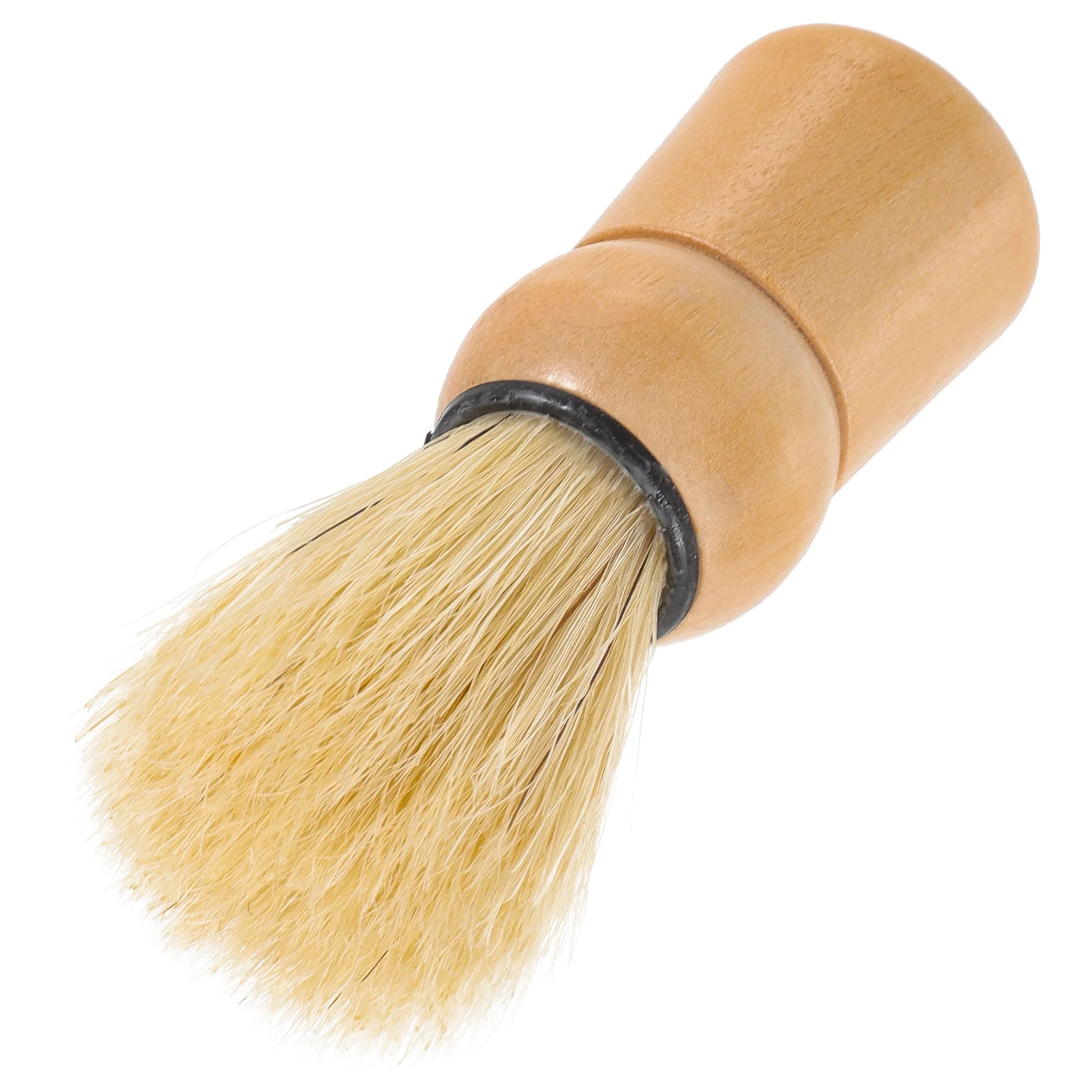 Cepillo de barba de madera para hombre, herramienta de peluquería con cerdas de cerdo espumadas (h101), afeitado para mango