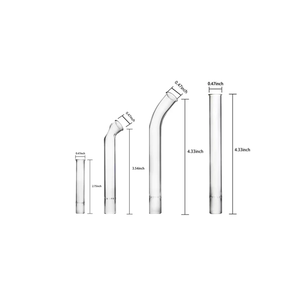 Arizer Argo 3pcs Replacement 90mm Bent Curved Glass Stem Aroma Tube