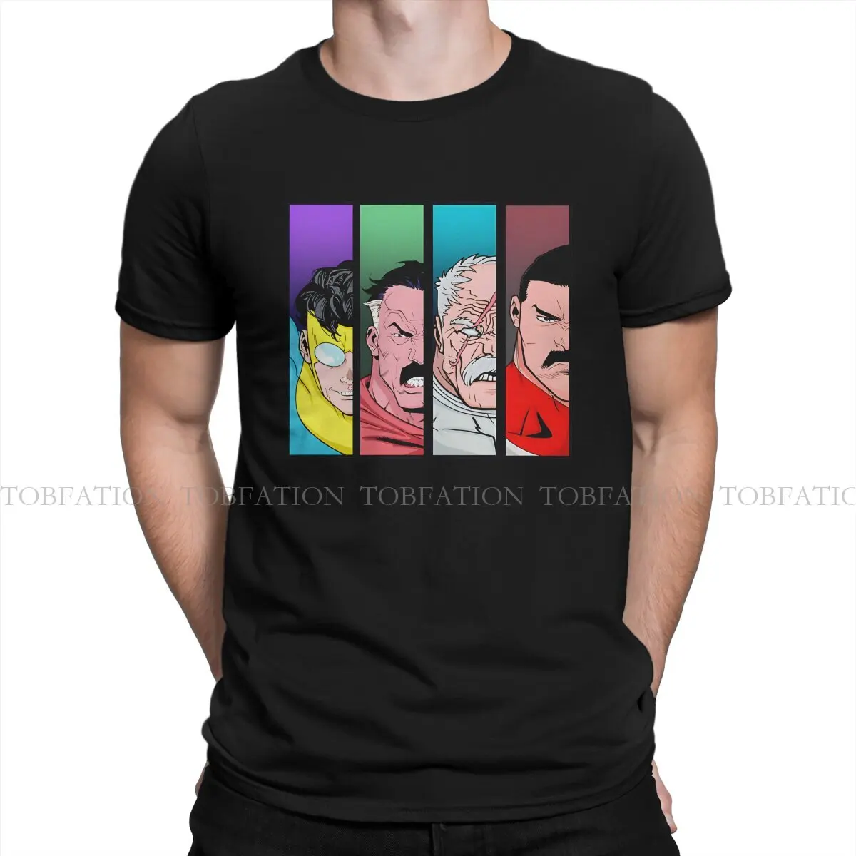 Invincible TV Series Pure Cotton TShirt Viltrumites Basic T Shirt Leisure Men Tee Shirt Printing