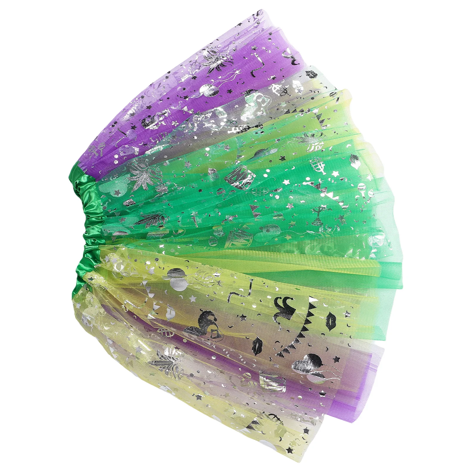 カーニバルスパンコールスカート女性のための弾性ウエストスパークルチュチュフェスティバルパーティーダンス衣装女の子コスチュームスカート