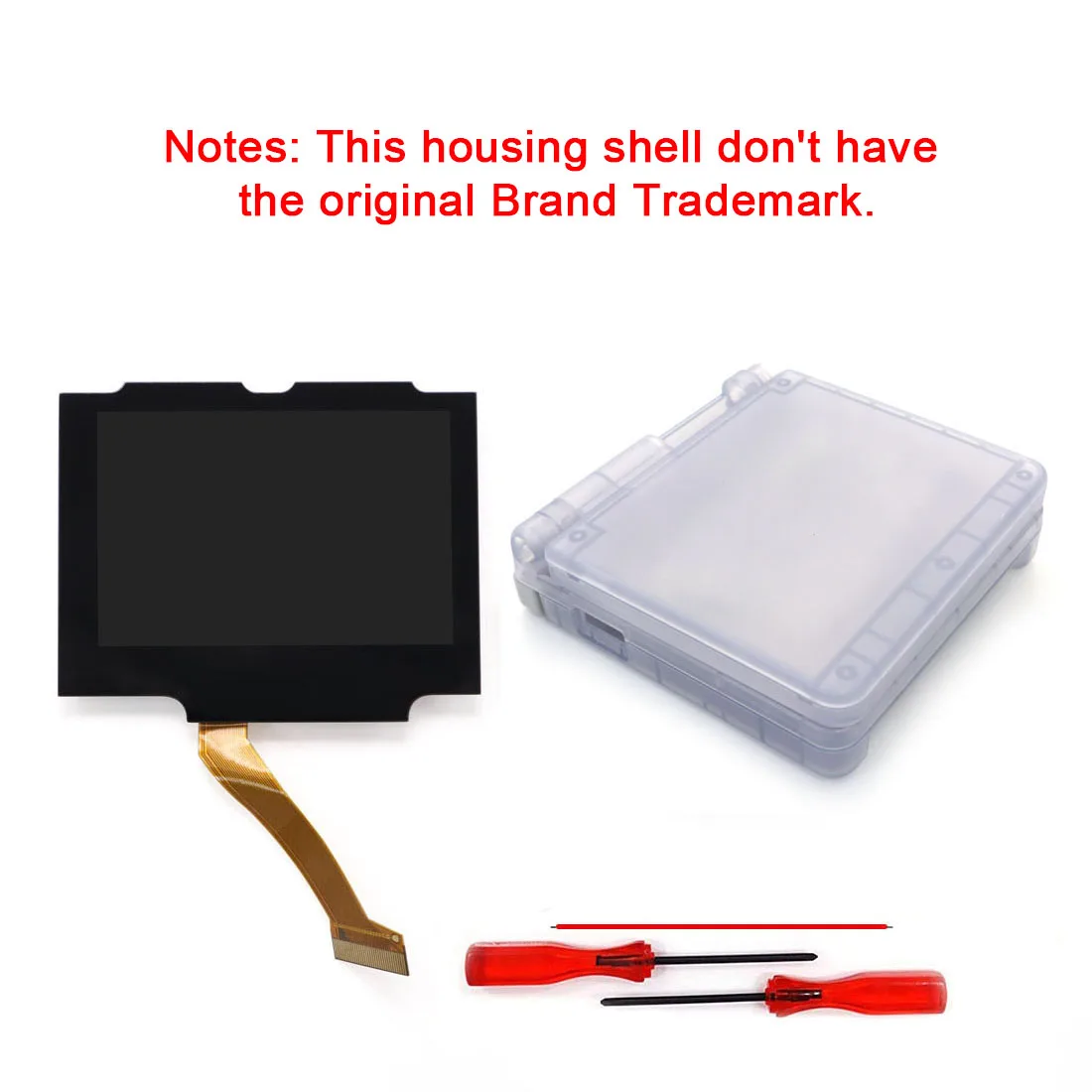Hispeedido Pre-Laminated IPS V5 LCD-Kits für GBA SP, hochheller Bildschirm, kein Zuschnitt erforderlich, für Gameboy Advance SP.