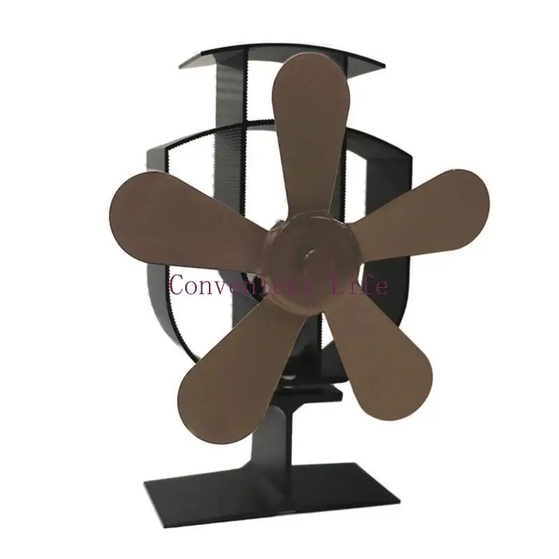 L1EE Kipas Kompor Ramah Lingkungan Cerobong untuk Kayu Log untuk Perapian Pembakar Tenang YL402