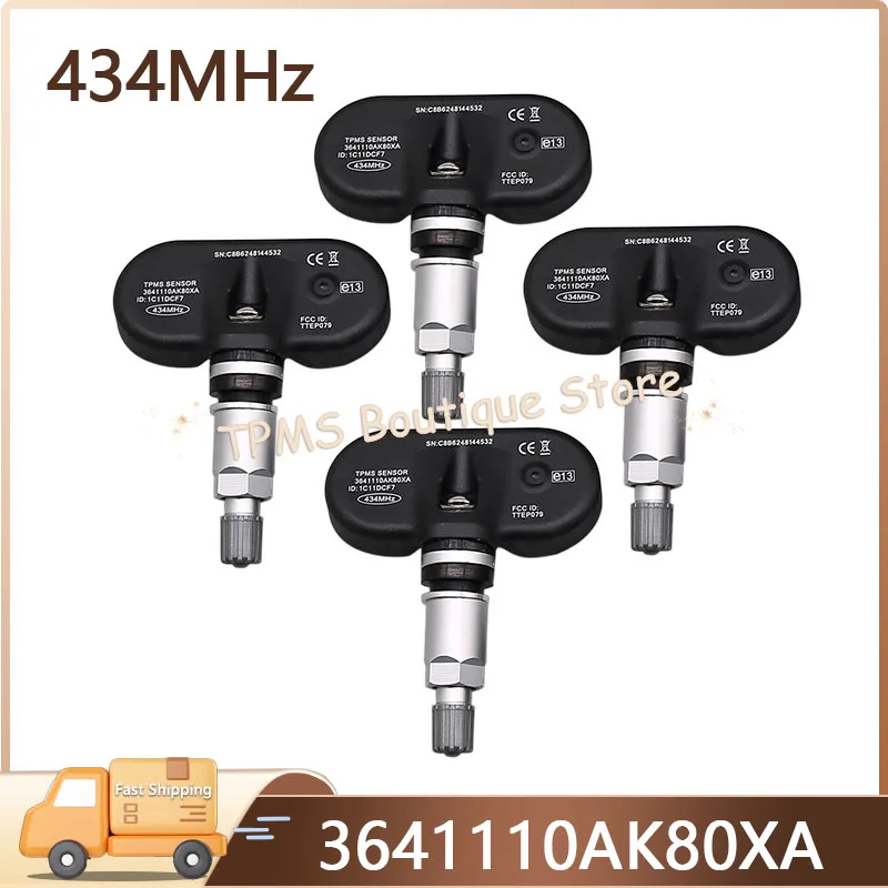

3641110AK80XA 434 МГц 4 шт. система датчиков автомобильных шин TPMS датчик для Great Wall Tracker Voleex C30 Wingle 5 Haval H3 H5