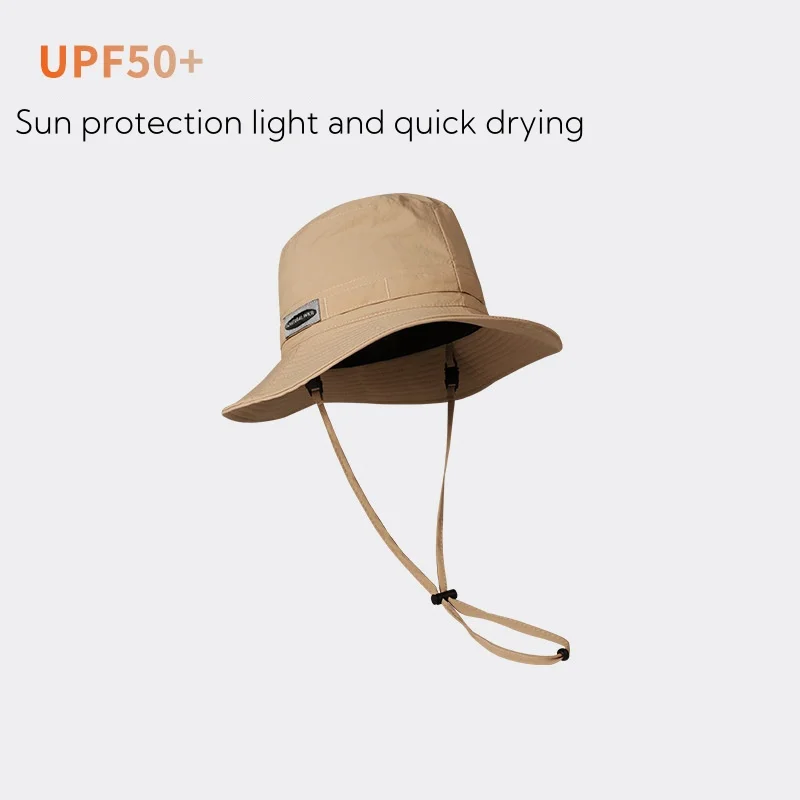 

Quick-drying Packable Hat Woman Summer Sun Bucket Ha Fisherman Hat Mountaineering Leisure Vacation Sunscreen Visor BasinHat Man