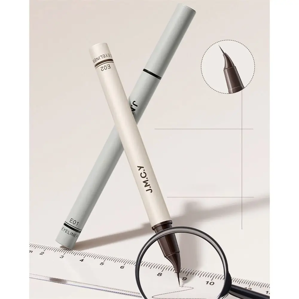 25 °   곡선형 팁 리퀴드 아이라이너 초미세 땀 방지 방수 아이라이너 번짐 방지 오래 지속되는 블랙 아이라이너 펜슬