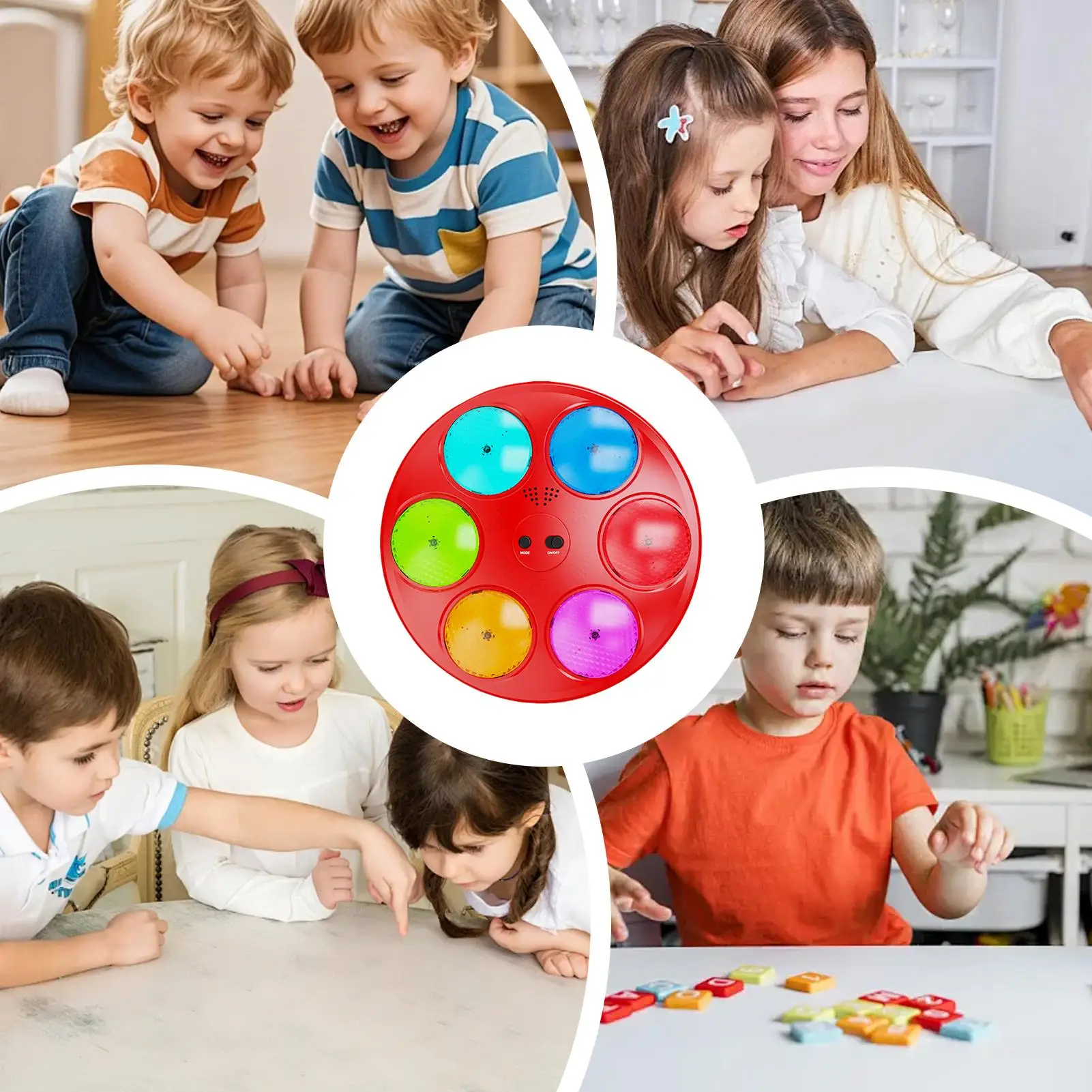 Martelo batendo jogo whack ataque moles jogo de tabuleiro brinquedo com luz educacional para meninos meninas aprendizagem precoce criança família