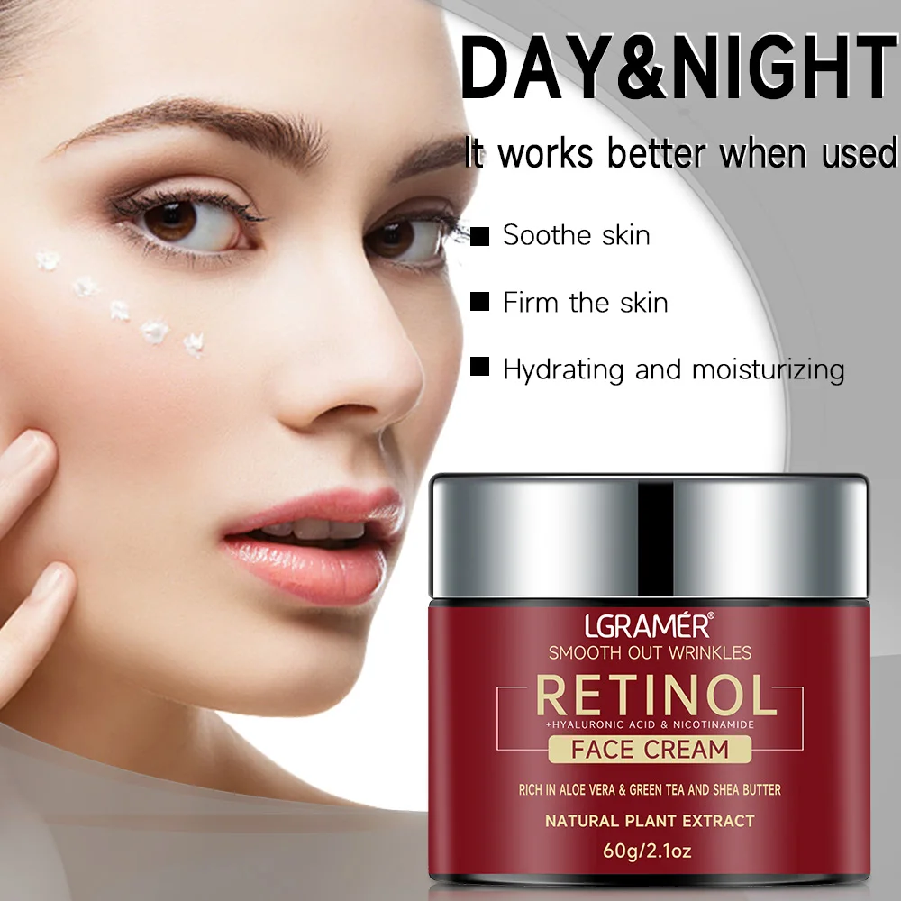Retinol soro combo creme facial levantamento endurecimento reparação hidratante creme nutritivo iluminando a pele mais jovem rosto cuidados com a pele